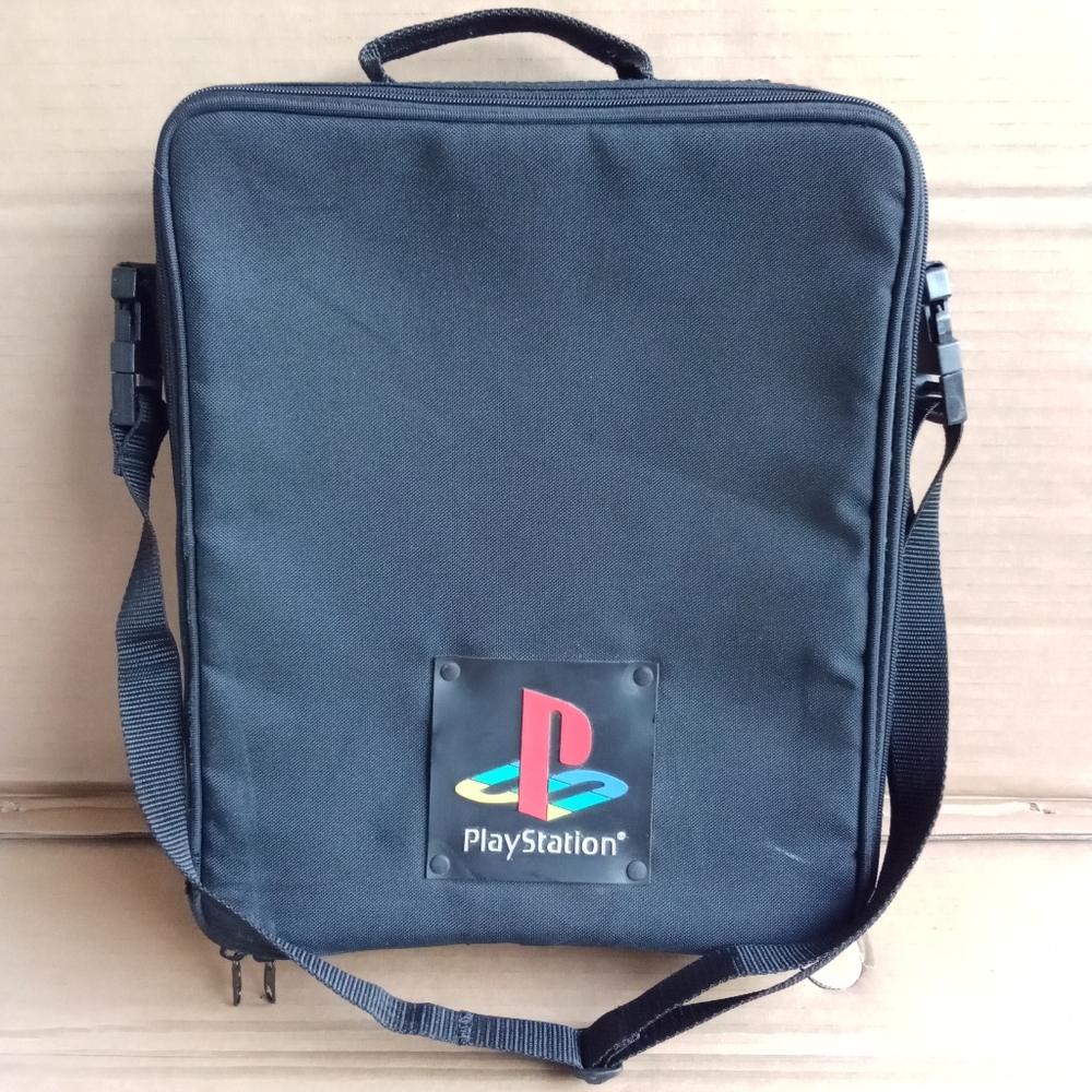 Vintage Playstation Console & Controller Soft Carrying Case